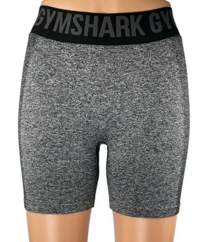 Gymshark Flex Women's Gray Gym Fitness Athletic Activewear Biker Shorts Size S thumbnail 1