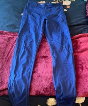 PINK - Victoria's Secret Navy blue leggings with pockets thumbnail 1