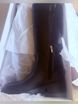 Calvin Klein Women's Pauline Tall Riding Boots Dress Boots Black Size 6 NEW thumbnail 7