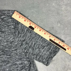 12 pm by Mon‎ Ami Heathered grey short sleeve dress size medium round neck Basic thumbnail 5