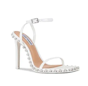 Steve Madden White Zelle Heel thumbnail 1