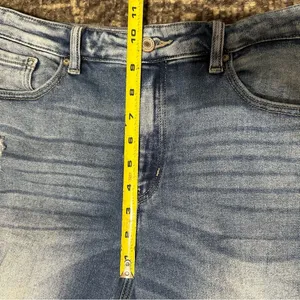 KanCan Women’s Size 15 31 Light Blue Wash High Rise Destroyed Ankle Skinny Jeans thumbnail 10