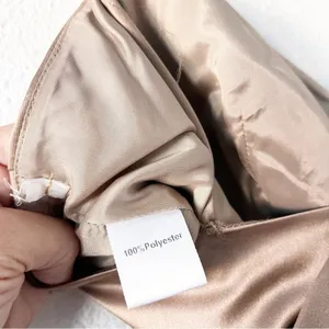 Vera Wang Maids Taupe Tea Length Sleeveless Waist Tie Formal Bridesmaid Dress thumbnail 9