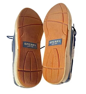 Sperry Top-Sider Seer Sucker Blue Stripes Deck Boat Casual Shoes Women’s US 7 thumbnail 8