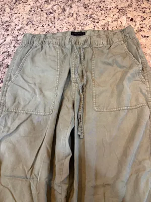Sanctuary Sage Green Lighweight Joggers Size L thumbnail 3