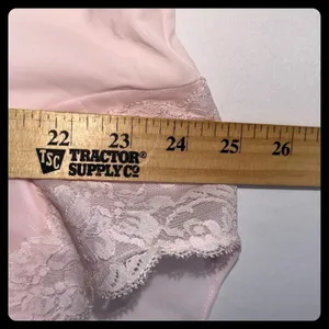 Shadowline Pajama Set Womens S Pink Lace Floral Button Front Loungewear thumbnail 12