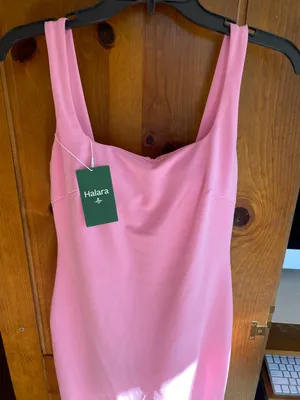 Halara Pink Midi Dress thumbnail 1