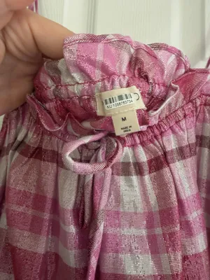 Pilcro Shine Plaid Tank thumbnail 3
