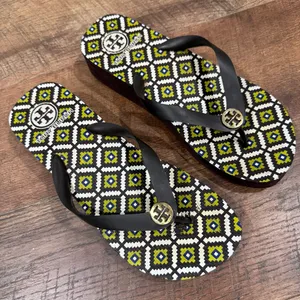 Tory Burch Platform Patterned Flip Flops thumbnail 10