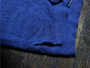 Quince Mongolian Cashmere Jogger Knit Pants True Navy Drawstring Waist Lounge XL thumbnail 4