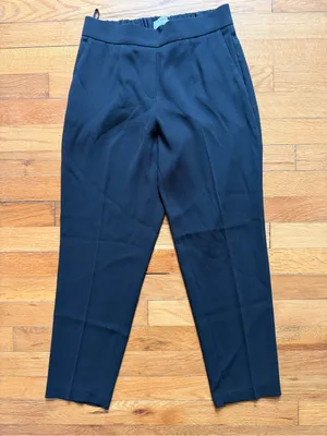 Aritzia‎ Babaton Conan Pant Cropped Pull On Trouser Elastic Black size 2 thumbnail 1