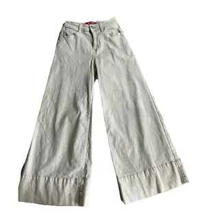 Sexy Woman Hugh Ruse Wide Leg Pants Size XS Tan Casual Comfort thumbnail 1