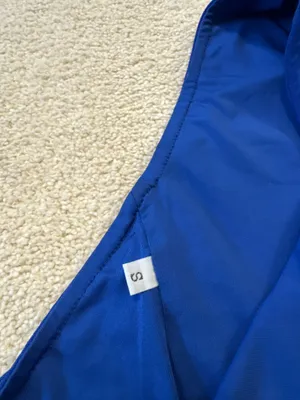 Amazon Blue one shoulder mini dress thumbnail 3