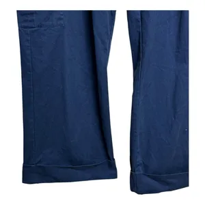 Abercrombie & Fitch Womens Cargo Pants Wide Leg Cropped Blue Size M‎ thumbnail 5