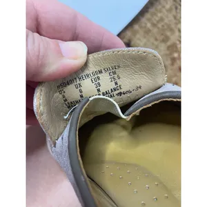 Hush Puppies nineteen fifty eight heirloom silver loafers slip on women's size 8 thumbnail 7