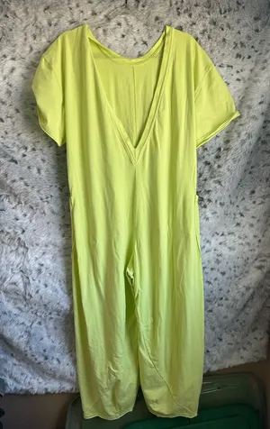 475. FP Movement sz xs Hot Shot Tee Romper oversized thumbnail 1