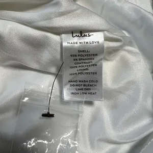 NEW Lulus Beaming Perfection White Pearl Organza Tie-Strap Mini Dress Size XL thumbnail 10