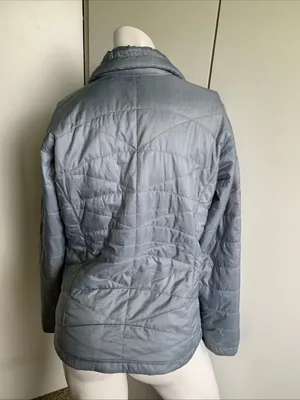 Columbia Omni-Heat gray women’s medium quilted puffer jacket thumbnail 6