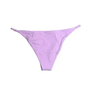 Stone Fox Swim Signature String Bikini Bottom‎ Women Pink Lavender L thumbnail 2