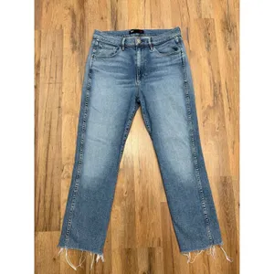 3x1 NYC Camden Jeans Women's 29 High Rise Straight Raw Hem Cropped Denim thumbnail 3