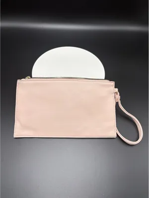 Juicy Couture Pink Studded Zip Logo Wristlet Wallet w/ Credit Card Slots thumbnail 2