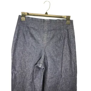 SPANX High-Waisted Pull-On Wide Leg Denim Jeans Pants Size Large Dark Wash thumbnail 2