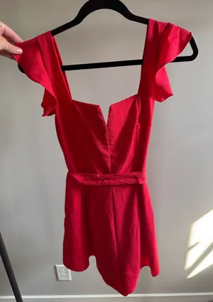 Mi Ami Francesca's Red Romper thumbnail 1