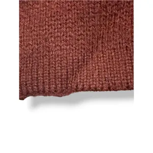 Zara Burgundy Maroon Gold Button Cardigan Sweater Size L NWT Quiet Luxury thumbnail 7