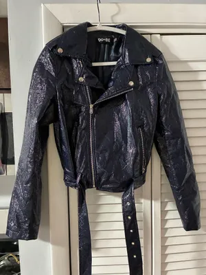Do + Be. Navy biker jacket. Worn once  thumbnail 2