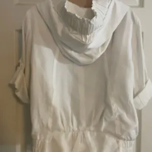 NWT White‎ House Black Market Chic Women's White Utility Jacket thumbnail 4