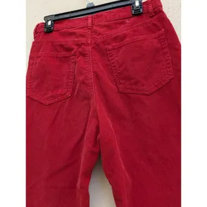 BDG Urban Outfitters Women's Corduroy Jeans Slim Straight Leg High Rise Red 29 thumbnail 8