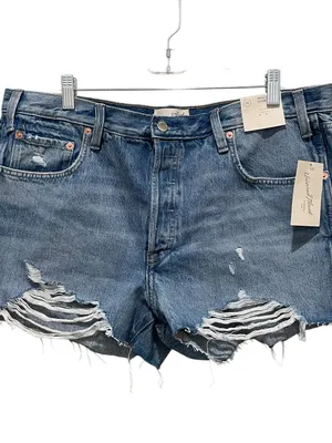 Universal Threads Mini Cut-Off High Rise Denim Shorts Women’s Size 16 thumbnail 1
