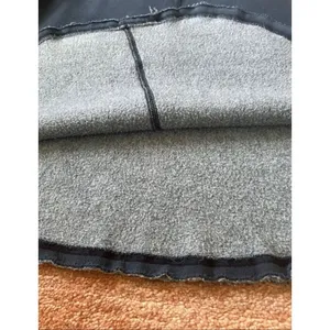 Free People Navy Blue Fleece Sweatshirt Size S Deep V Neck Oversized thumbnail 8