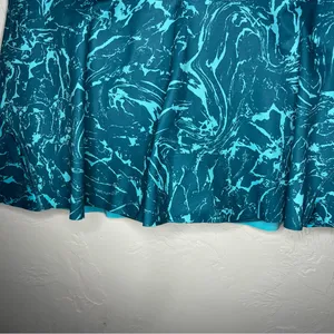 Athleta Ace Printed Ripple Marble Borealis Green Patterned Tennis Athletic Skort thumbnail 6