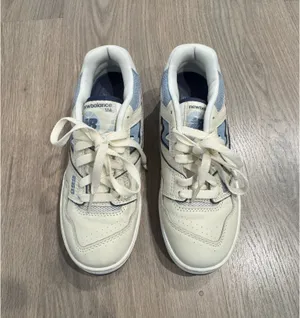New Balance 550 Beige Vintage Indigo Sneakers thumbnail 2