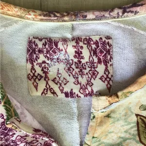 Anthropologie Pilcro Size S‎ Sweatshirt Boxy Floral Patchwork Boho Long Sleeve thumbnail 3
