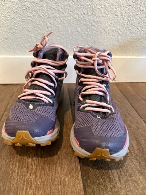 The North Face Purple Trail Mid-Top Hiking Boot with Pink‎ Laces (Women’s)Size 6 thumbnail 3