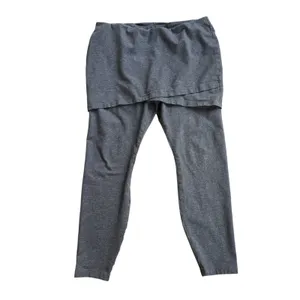 Cabi 5318 M-Leggings Charcoal Gray Skirted Layered Yoga Pants Women Size M thumbnail 3