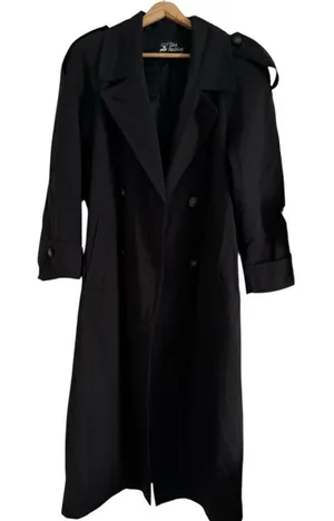 Lisa fashion vantage coat EUC Black Size 8 thumbnail 1
