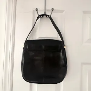 HOBO Smooth Glossy Leather Saddle Front Flap Adjustable Shoulder Strap Bag thumbnail 14