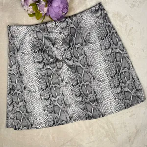 Altard State Black and White Snake Print Skirt thumbnail 9