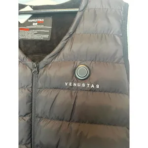 Venustas Black Quilted Heated Puffer Vest XL thumbnail 3