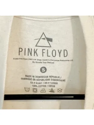 NEW Pink Floyd UFO Raw Hem Short Sleeve T-Shirt - Size: Small thumbnail 2
