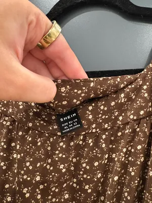 Brown Floral Dress thumbnail 2