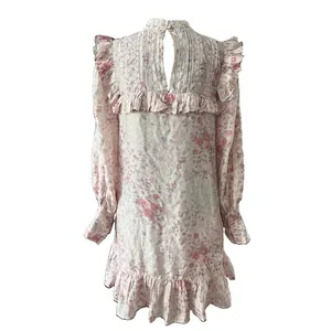 LoveShackFancy Saffron Mini Dress Women’s Size 4 thumbnail 5