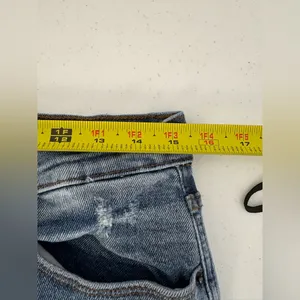 Kensie Vintage Luxe Distressed The Slim Straight Jean Light Wash Crop 31/12 GUC‎ thumbnail 9