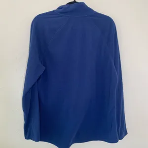 Natural Reflections Blue Fleece Pullover Top Sz XL Gorpcore Cabin Core thumbnail 6