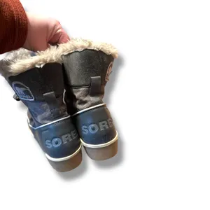 Sorel Tivoli II‎ Fur Lined Boots Women's Size 7.5 Gray Waterproof Winter Snow thumbnail 8