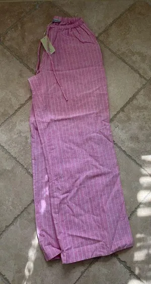 Grey Bandit pink striped pants thumbnail 2