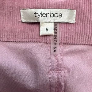Tyler Boe NWOT Wide Leg Pink Corduroy Pants Women’s Size‎ 6 thumbnail 3